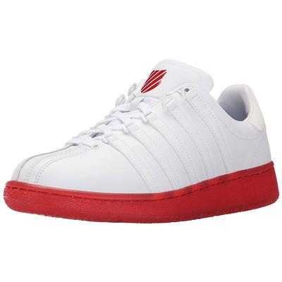 K-Swiss Men's Classic VN Reflective Sneakers - White/Ribbon Red