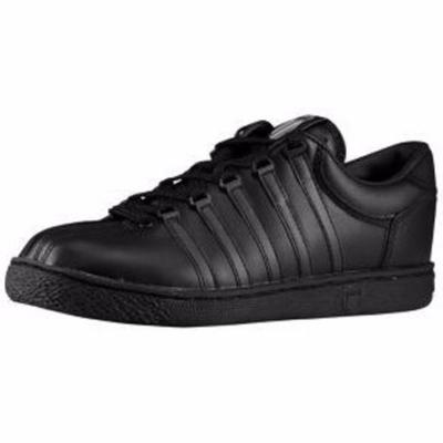 K-Swiss Kids Toddler Classic Leather Casual Shoes - Black