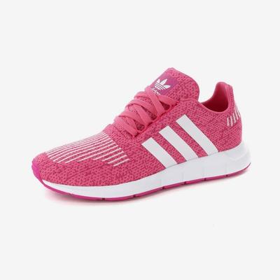 adidas Kids Swift Run Junior Running Shoes - Pink/White